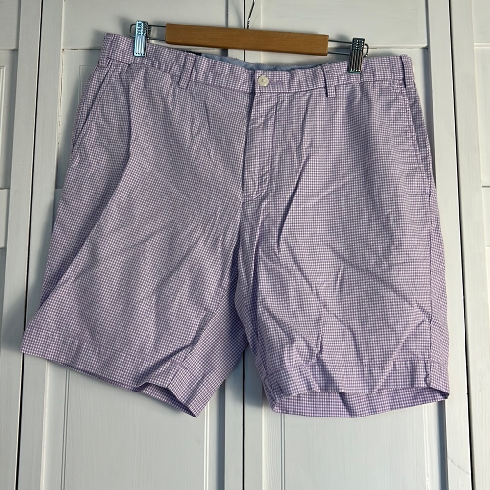 Polo by Ralph Lauren Straight Fit Purple Gingham Short Men’s size: 33